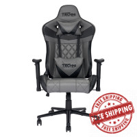 Techni Mobili RTA-TSXL3-GRY Techni Sport XL Ergonomic Gaming Chair , Grey